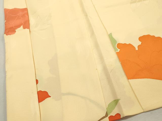平和屋着物∞羽織 地紋起こし 舞花文 正絹 逸品 CAAW4953dy