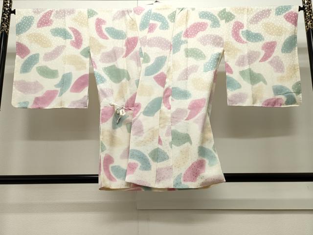 平和屋着物∞道中着　地紙文　暈し染め　正絹　逸品　CAAW4966dy