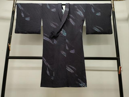 平和屋着物＃道中着　吉祥文　ロング丈　正絹　逸品　CAAW4972dy