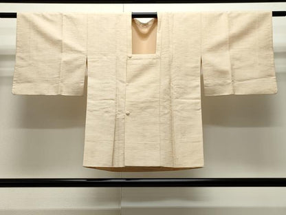 平和屋着物∞道行コート　霞文　正絹　逸品　CAAW4974dy