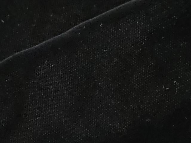 平和屋着物＃和装コート　ベロア　黒地　CAAW4975dy