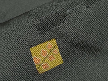 平和屋着物＃道行コート 破れ色紙文 ロング丈 正絹 逸品 CAAW4983dy