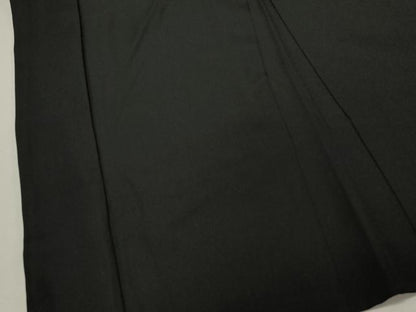 平和屋着物＃男性　黒紋付　羽織　単衣　正絹　逸品　CAAW4990dy
