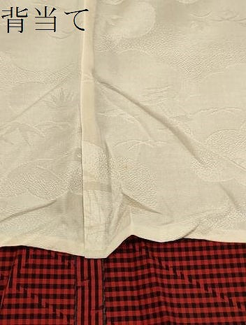 平和屋着物∞道行コート 単衣 吉祥文 ロング丈 正絹 逸品 CAAW4991dy