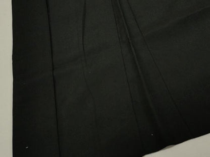 平和屋着物∞男性 黒紋付 長羽織 正絹 逸品 CAAW4994dy