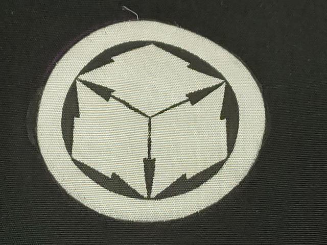 平和屋着物∞男性 黒紋付 長羽織 正絹 逸品 CAAW4994dy