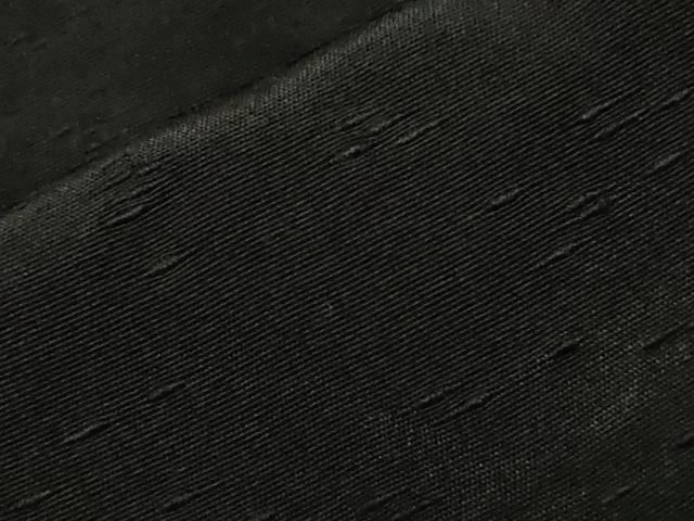 平和屋着物∞男性　紋付羽織　紬地　黒地　正絹　逸品　CAAW5001dy