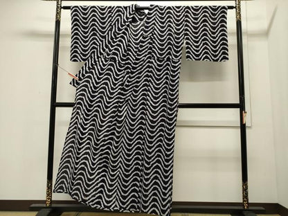 平和屋着物∴夏物 浴衣 有松鳴海絞り 吉祥文 綿 逸品 CAAW5024dy