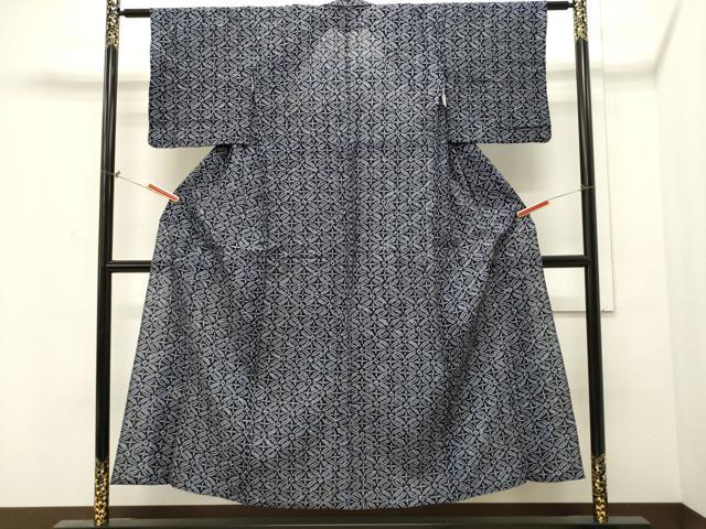 平和屋着物∴夏物 浴衣 有松鳴海絞り 花尽し文 綿 逸品 CAAW5027dy