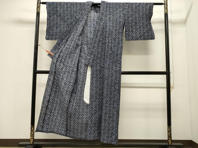 平和屋着物∴夏物 浴衣 有松鳴海絞り 花尽し文 綿 逸品 CAAW5027dy