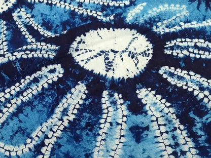 平和屋着物∴夏物　浴衣　有松鳴海絞り　舞花文　綿　逸品　CAAW5028dy