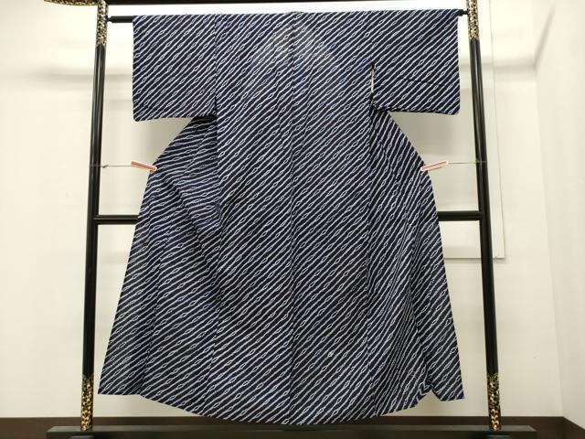 平和屋着物∴夏物　浴衣　有松鳴海絞り　吉祥文　綿　逸品　CAAW5029dy