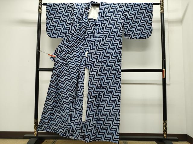 平和屋着物∴夏物　浴衣　有松鳴海絞り　吉祥文　綿　逸品　CAAW5052dy