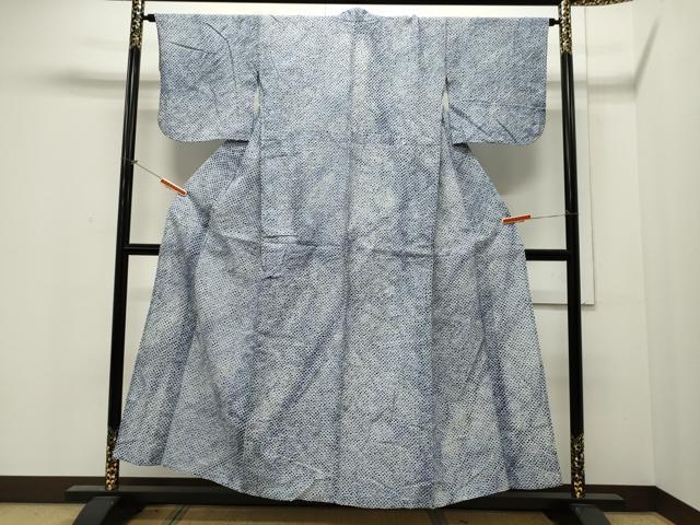 平和屋着物∴夏物 浴衣 有松鳴海絞り 三浦絞り 綿 逸品 CAAW5058dy