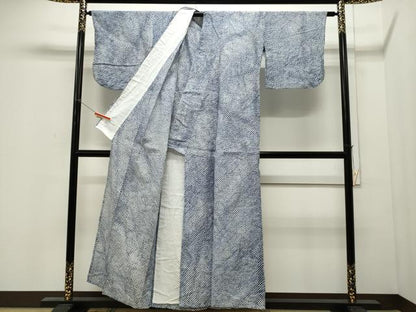 平和屋着物∴夏物 浴衣 有松鳴海絞り 三浦絞り 綿 逸品 CAAW5058dy