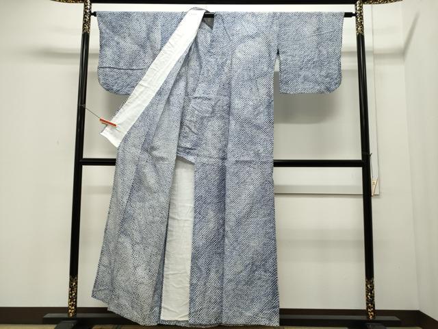 平和屋着物∴夏物 浴衣 有松鳴海絞り 三浦絞り 綿 逸品 CAAW5058dy