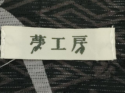 平和屋着物∴夏物　浴衣　変わり綿絽　鮎　夢工房　綿　逸品　CAAW5067dy