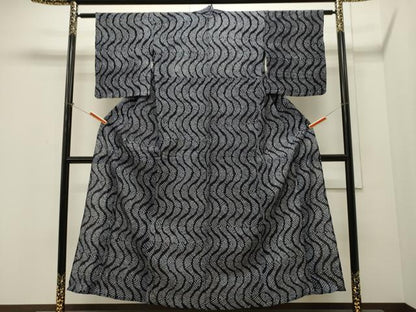 平和屋着物∴夏物 浴衣 有松鳴海絞り 吉祥文 綿 逸品 CAAW5074dy
