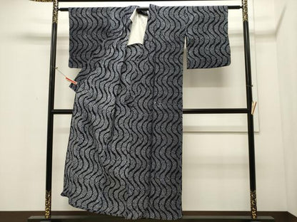 平和屋着物∴夏物 浴衣 有松鳴海絞り 吉祥文 綿 逸品 CAAW5074dy