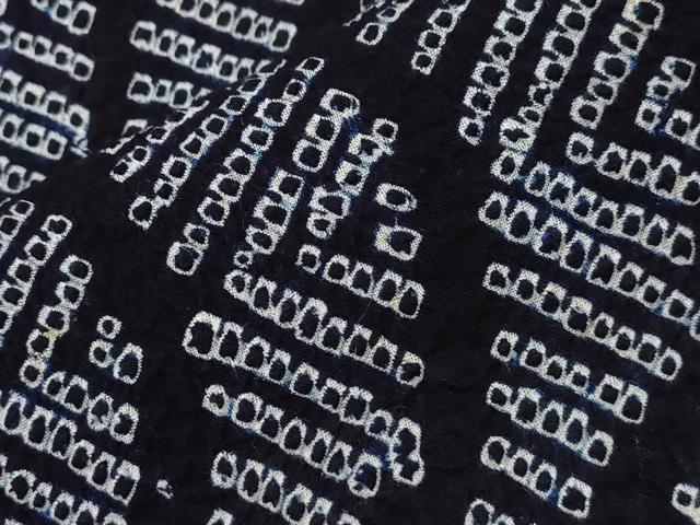 平和屋着物∴夏物 浴衣 有松鳴海絞り 吉祥文 綿 逸品 CAAW5074dy