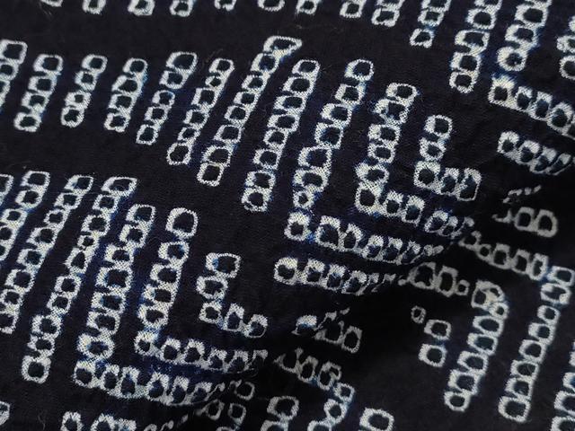 平和屋着物∴夏物 浴衣 有松鳴海絞り 吉祥文 綿 逸品 CAAW5074dy