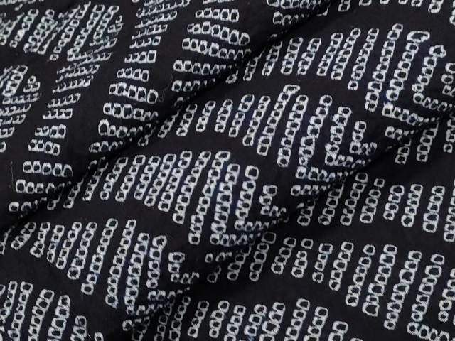 平和屋着物∴夏物 浴衣 有松鳴海絞り 吉祥文 綿 逸品 CAAW5074dy
