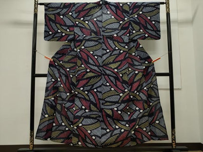 平和屋着物∴夏物 浴衣 有松鳴海絞り 吉祥文 綿 逸品 CAAW5110dy