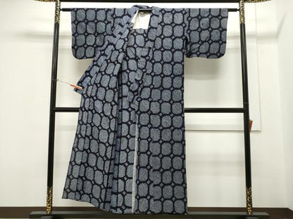 平和屋着物∴夏物 浴衣 有松鳴海絞り 吉祥文 綿 逸品 CAAW5111dy