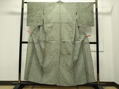 平和屋着物∴夏物 浴衣 有松鳴海絞り 蜘蛛絞り 綿 逸品 CAAW5117dy