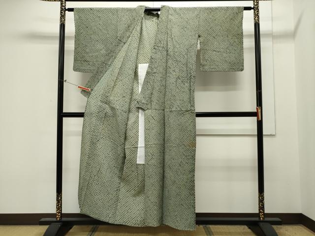 平和屋着物∴夏物 浴衣 有松鳴海絞り 蜘蛛絞り 綿 逸品 CAAW5117dy
