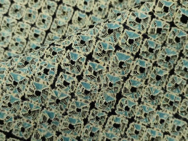 平和屋着物∴夏物 浴衣 有松鳴海絞り 蜘蛛絞り 綿 逸品 CAAW5117dy