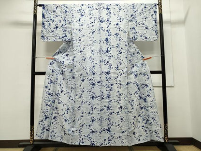 平和屋着物∴夏物　浴衣　有松鳴海絞り　吉祥文　綿　逸品　CAAW5124dy