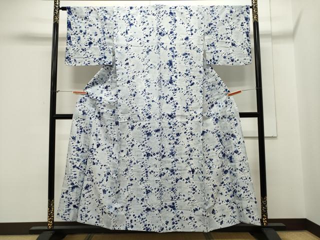 平和屋着物∴夏物　浴衣　有松鳴海絞り　吉祥文　綿　逸品　CAAW5124dy