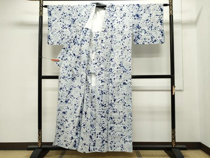 平和屋着物∴夏物　浴衣　有松鳴海絞り　吉祥文　綿　逸品　CAAW5124dy