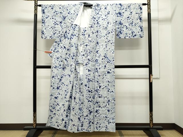 平和屋着物∴夏物　浴衣　有松鳴海絞り　吉祥文　綿　逸品　CAAW5124dy