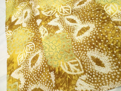 平和屋着物∴夏物 浴衣 有松鳴海絞り 草花文 綿 逸品 CAAW5125dy