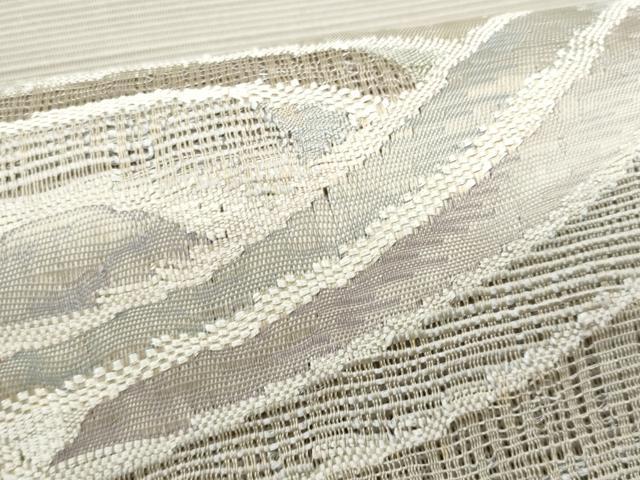 平和屋着物＊夏物 八寸名古屋帯 抽象文 正絹 逸品 CAAW5468fb