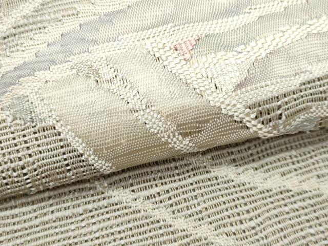 平和屋着物＊夏物 八寸名古屋帯 抽象文 正絹 逸品 CAAW5468fb