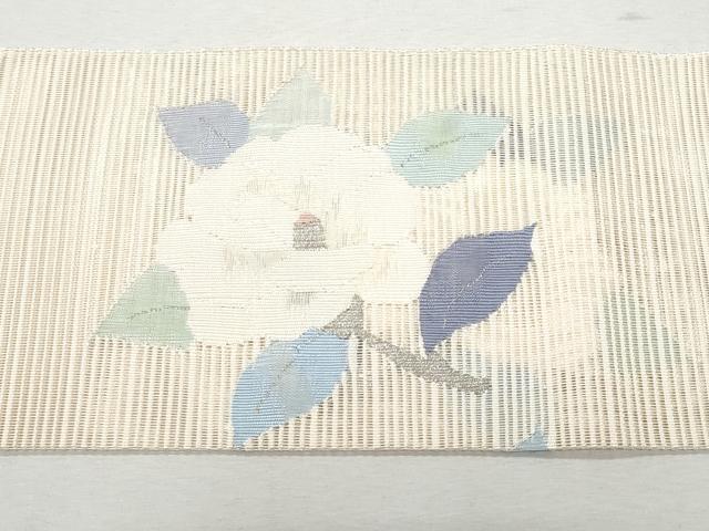 平和屋着物＊夏物 八寸名古屋帯 絽綴れ 枝花文 金銀糸 正絹 逸品 CAAW5470fb