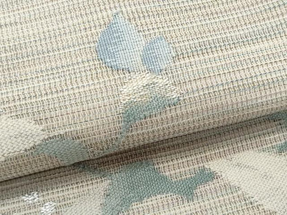 平和屋着物＊夏物 九寸名古屋帯 枝花文 金銀糸 正絹 逸品 CAAW5499fb