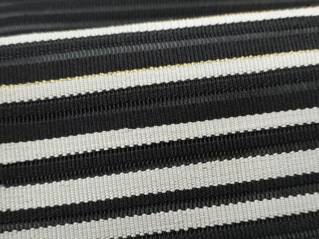 平和屋着物＊夏物 九寸名古屋帯 絽綴れ 吉祥文 黒地 金糸 三越扱い 正絹 逸品 CAAW5504fb