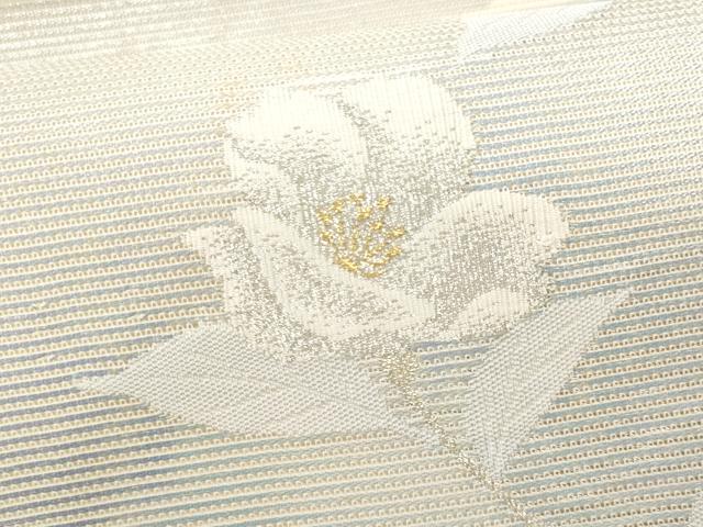 平和屋着物＊夏物 九寸名古屋帯 枝花文 金銀糸 正絹 逸品 CAAW5508fb