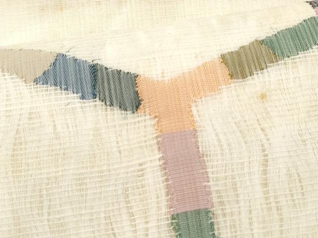 平和屋着物＊夏物 九寸名古屋帯 亀甲文 正絹 逸品 CAAW5518fb