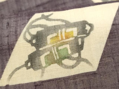 平和屋着物＊夏物 九寸名古屋帯 型染め 春夏秋冬 正絹 逸品 CAAW5523fb