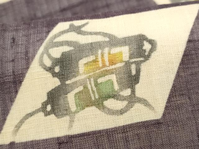 平和屋着物＊夏物 九寸名古屋帯 型染め 春夏秋冬 正絹 逸品 CAAW5523fb