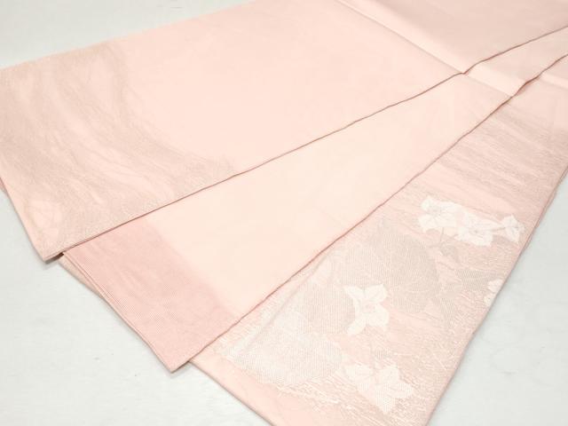 平和屋着物＊夏物 太鼓柄 本袋帯 蔦の葉花文 銀糸 正絹 逸品 CAAW5567fb