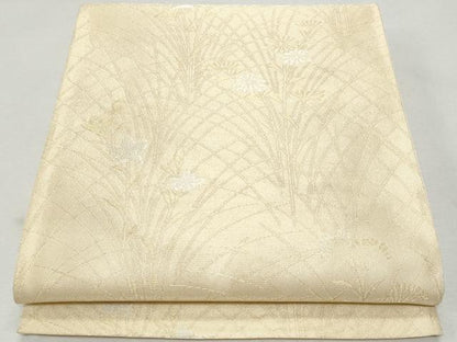 平和屋着物＊夏物 六通柄袋帯 枝花文 金銀糸 正絹 逸品 CAAW5570fb