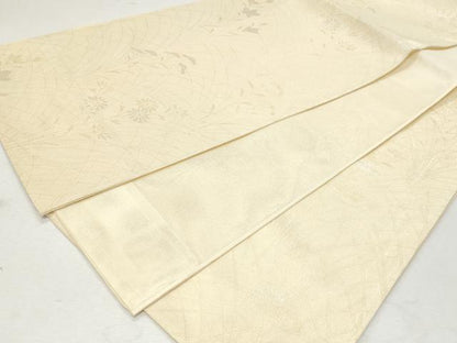 平和屋着物＊夏物 六通柄袋帯 枝花文 金銀糸 正絹 逸品 CAAW5570fb