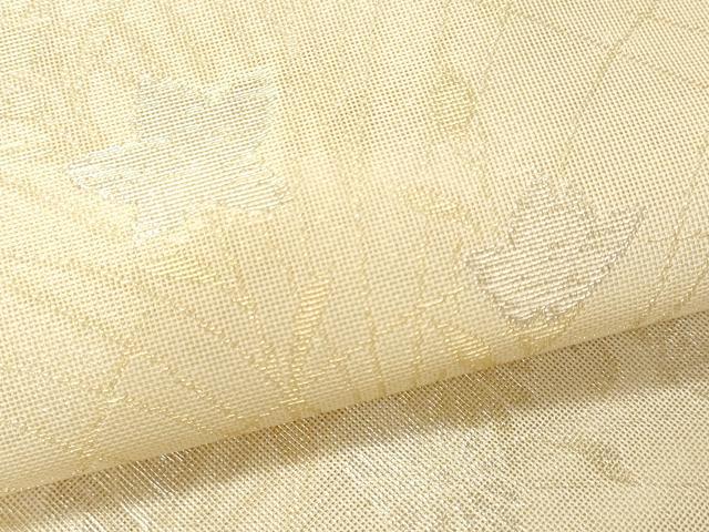 平和屋着物＊夏物 六通柄袋帯 枝花文 金銀糸 正絹 逸品 CAAW5570fb