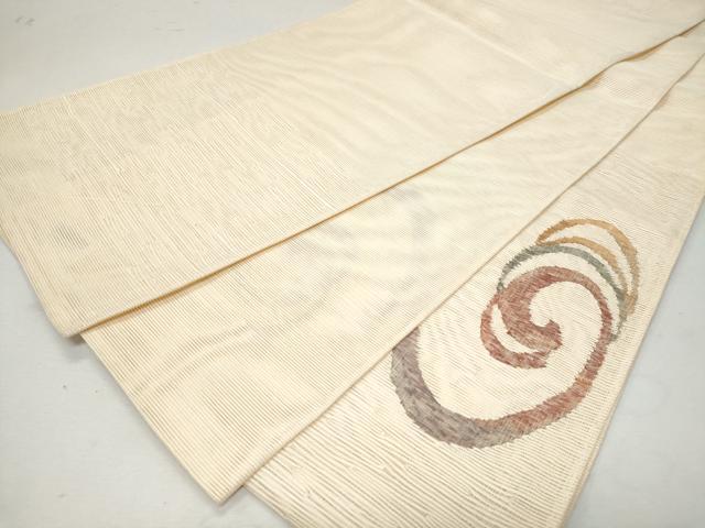 平和屋着物＊夏物 太鼓柄袋帯 立波文 正絹 逸品 CAAW5571fb